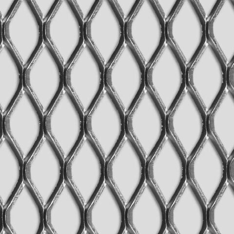 Rhomb 50x22x4, Levyverkko, teräs, 3 x 1000 x 2000 mm - Kuva 1