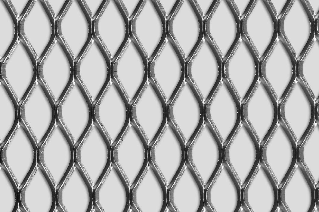 Rhomb 50x22x4, Levyverkko, teräs, 3 x 1000 x 2000 mm