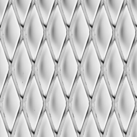 Rhomb 62x20x4,5, Levyverkko, teräs, 3 x 1250 x 2500 mm - Kuva 1