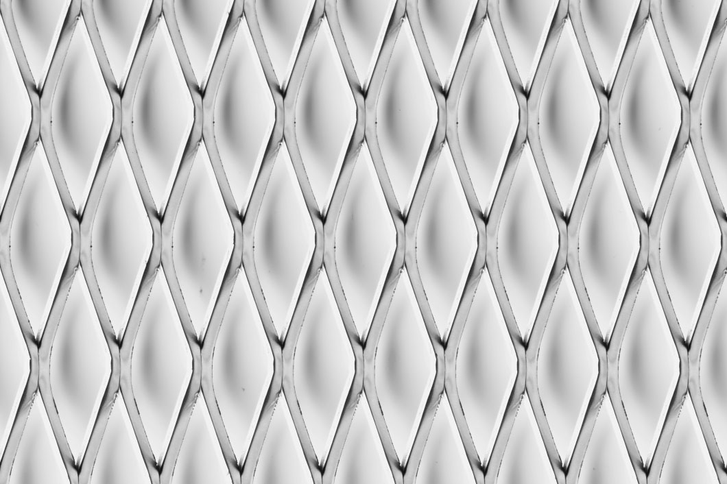 Rhomb 62x20x4,5, Levyverkko, teräs, 3 x 1250 x 2500 mm
