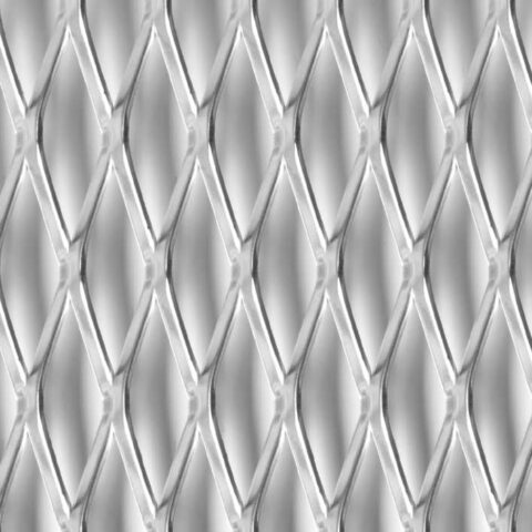 Rhomb 62x20x4,5, Levyverkko, teräs, 3 x 1250 x 2500 mm - Kuva 2