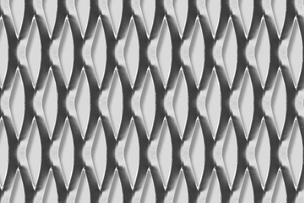 Rhomb 62x20x6, Levyverkko, teräs, 3 x 1250 x 2500 mm
