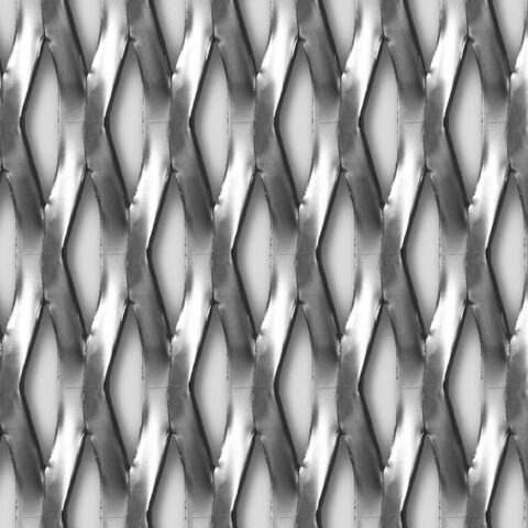 Rhomb 62x20x7,5, Levyverkko, teräs, 2 x 1250 x 2500 mm - Kuva 1