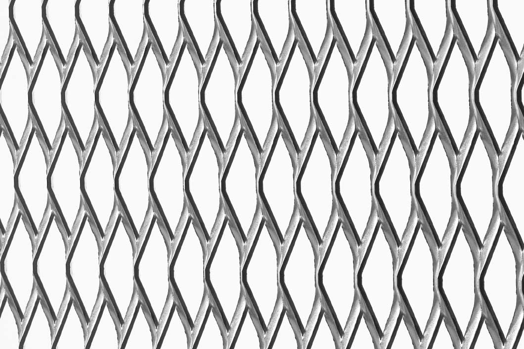 Rhomb 62x20x7,5, Levyverkko, teräs, 2 x 1250 x 2500 mm