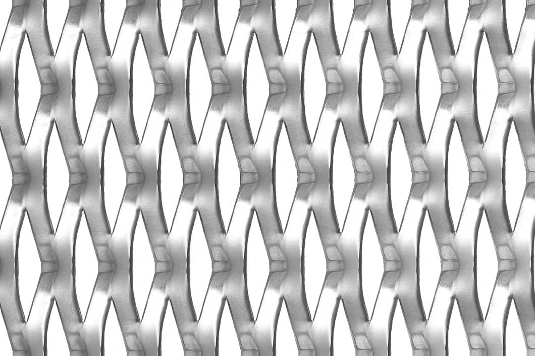 Rhomb 62x20x7,5, Levyverkko, teräs, 2 x 1250 x 2500 mm