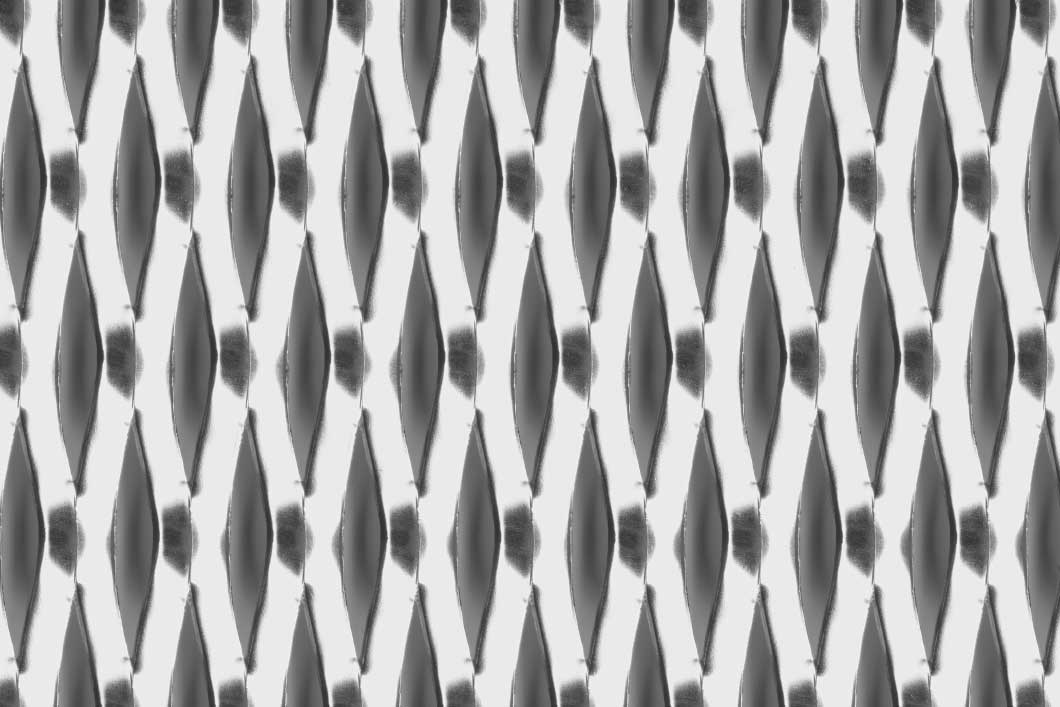 Rhomb 62x20x7, Levyverkko, teräs, 3 x 1000 x 2000 mm
