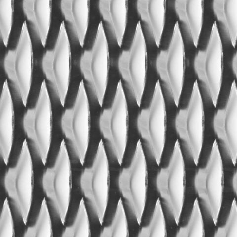 Rhomb 62x20x7, Levyverkko, teräs, 3 x 1000 x 2000 mm - Kuva 2