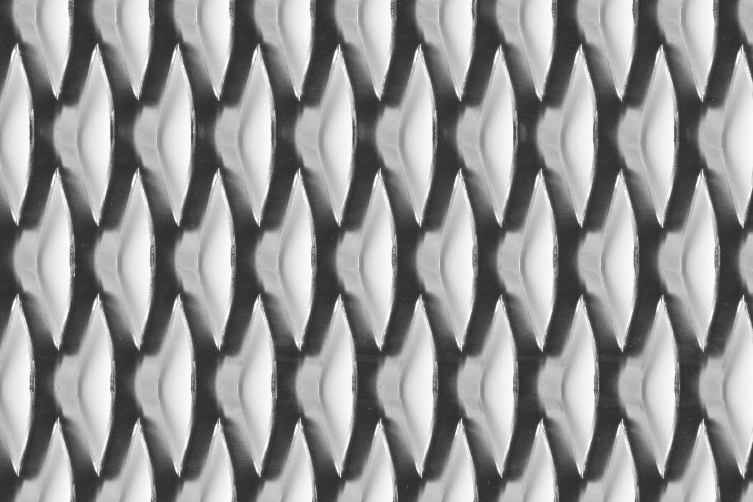 Rhomb 62x20x7, Levyverkko, teräs, 3 x 1000 x 2000 mm