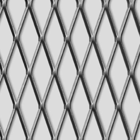 Rhomb 62x23x3, Levyverkko, teräs, 3 x 1000 x 2000 mm - Kuva 1