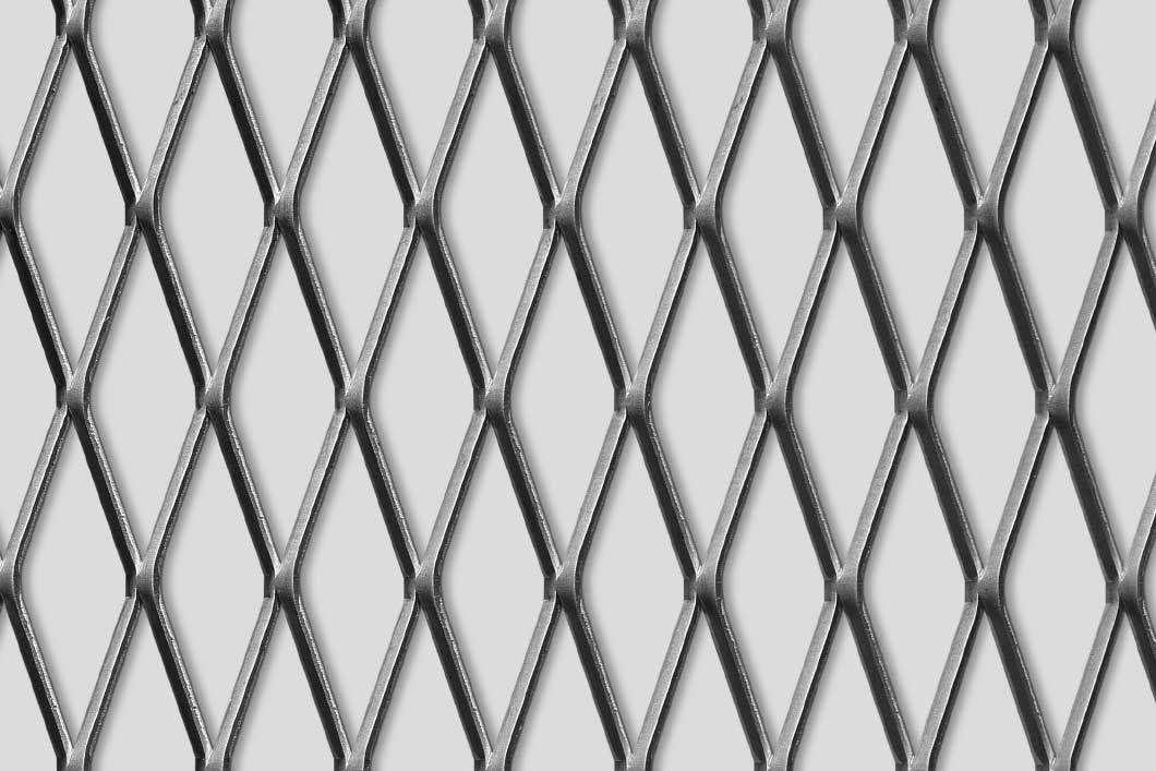 Rhomb 62x23x3, Levyverkko, teräs, 2 x 1000 x 2000 mm
