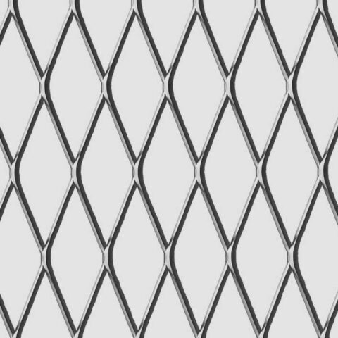 Rhomb 62x23x3, Levyverkko, teräs, 3 x 1000 x 2000 mm - Kuva 2