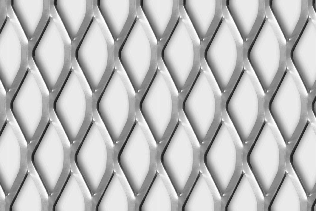 Rhomb 62x26x6, Levyverkko, teräs, 5 x 1250 x 2500 mm