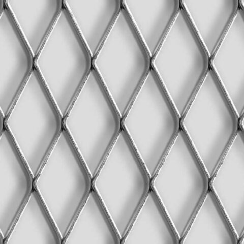 Rhomb 62x30x3, Levyverkko, teräs, 3 x 1500 x 2000 mm - Kuva 1
