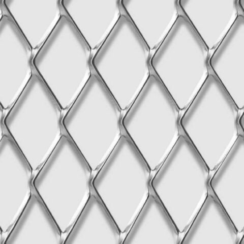 Rhomb 62x30x4, Levyverkko, teräs, 3 x 1500 x 2000 mm - Kuva 1