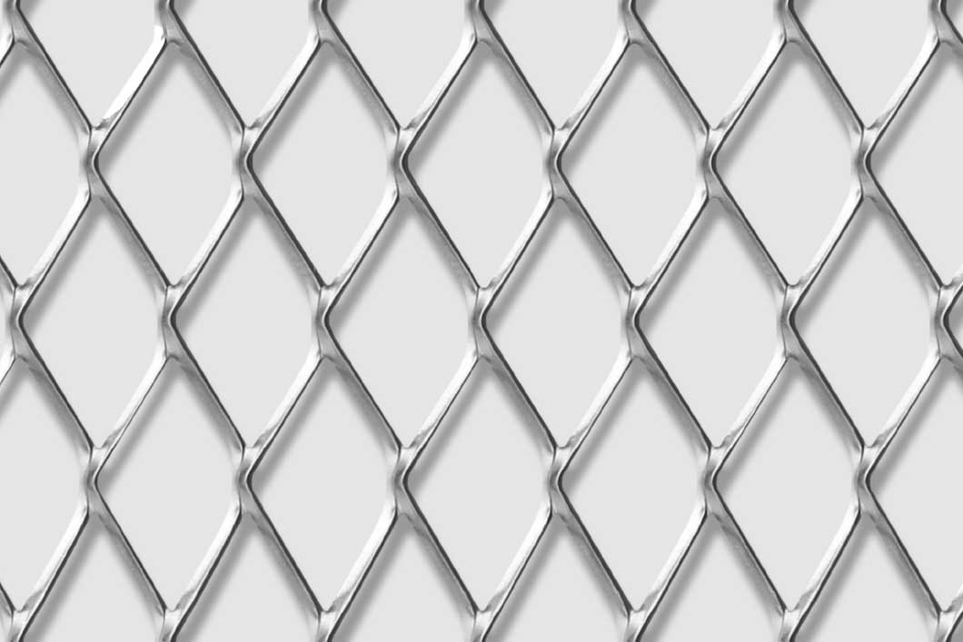 Rhomb 62x30x4, Levyverkko, teräs, 3 x 1500 x 2000 mm