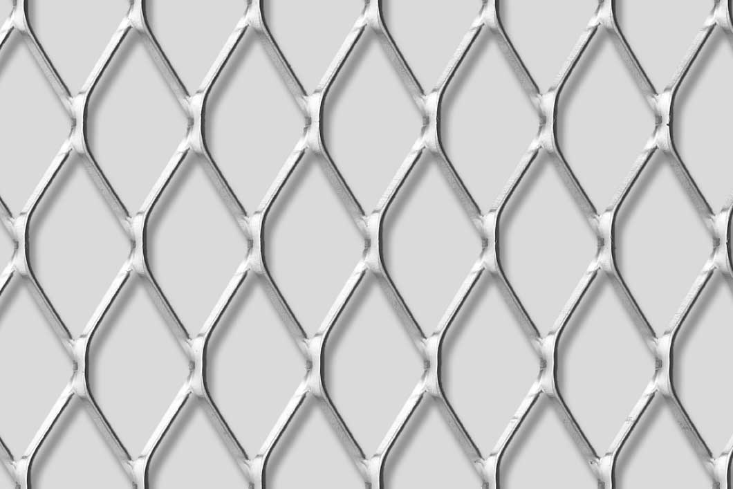 Rhomb 62x30x4, Levyverkko, teräs, 3 x 1500 x 2000 mm