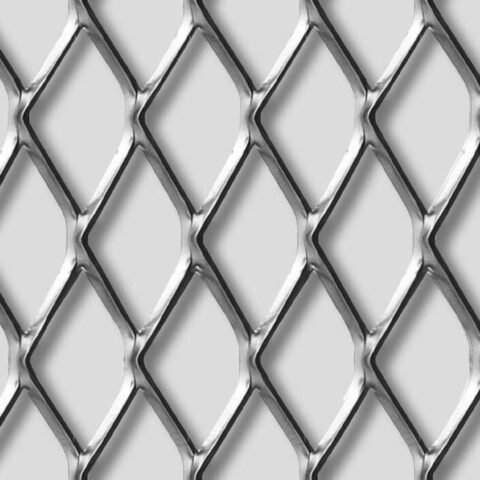 Rhomb 62x30x6, Levyverkko, teräs, 3 x 1500 x 2000 mm - Kuva 1