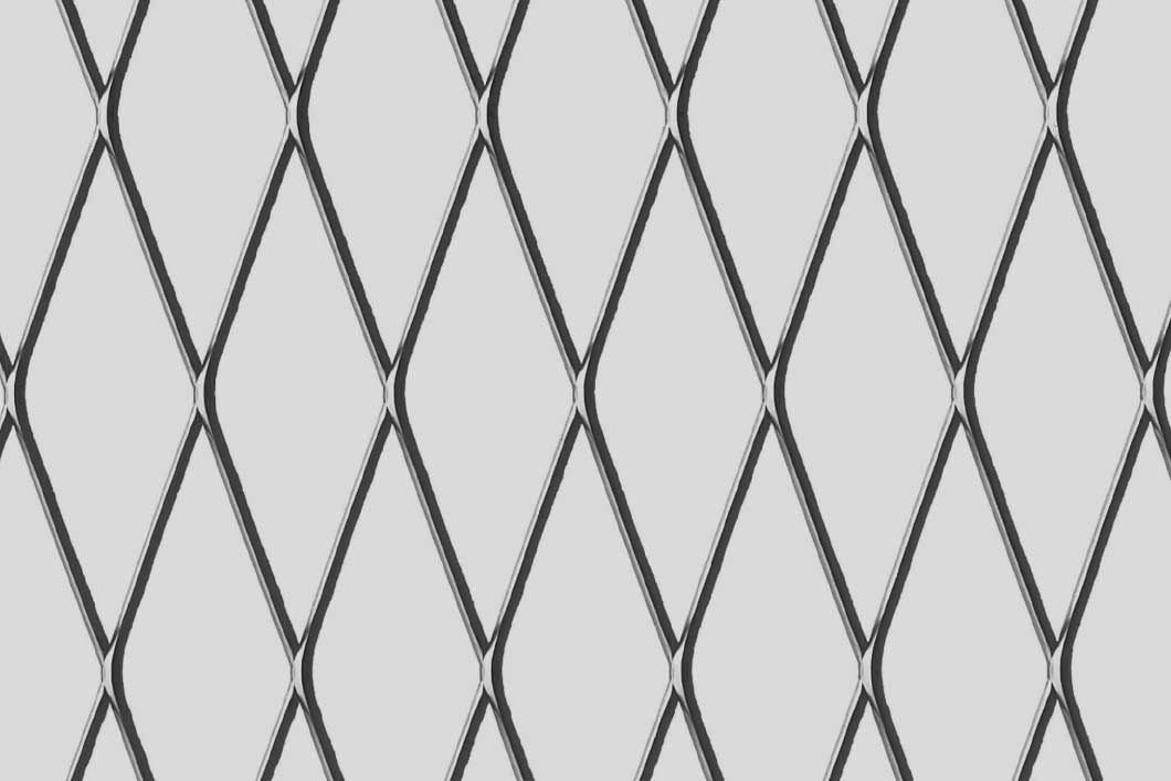 Rhomb 88x30x3, Levyverkko, teräs, 3 x 1250 x 2500 mm