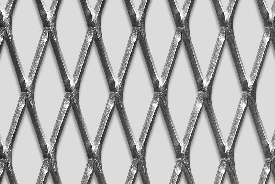 Rhomb 90x30x3, Levyverkko, teräs, 3 x 1000 x 2000 mm
