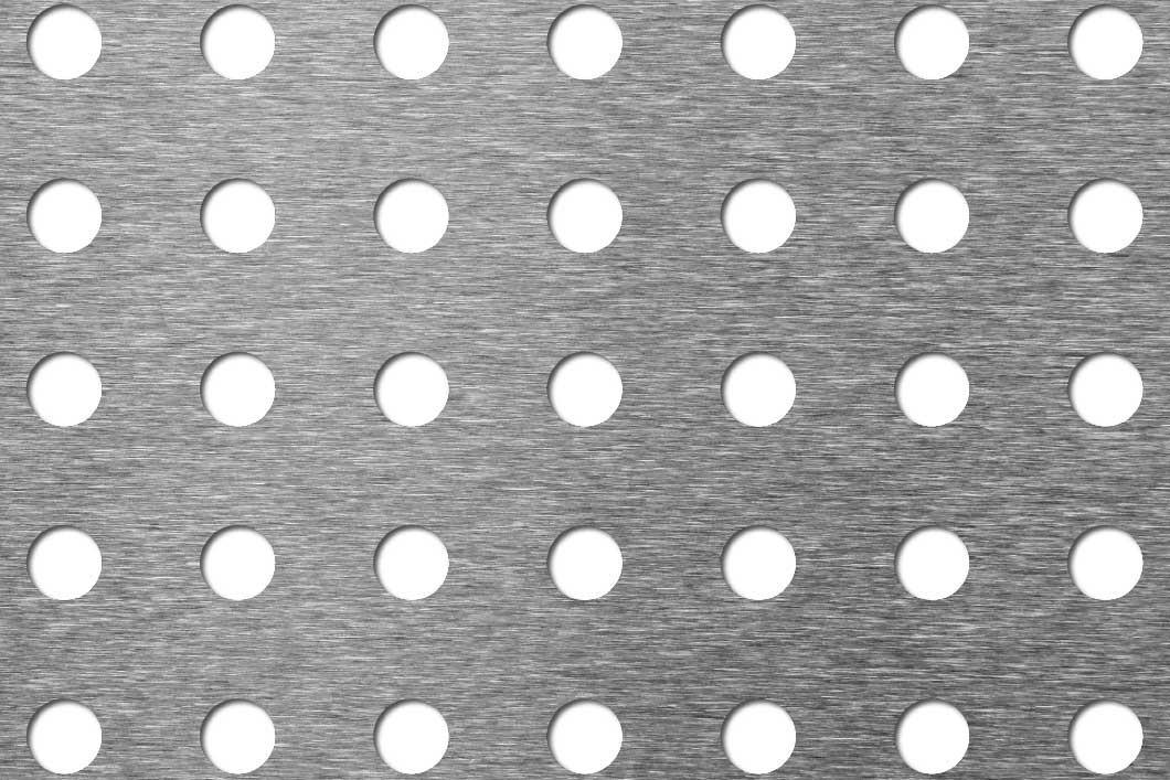 R12 U27,72, Reikälevy, alumiini, 3 x 1500 x 3000 mm