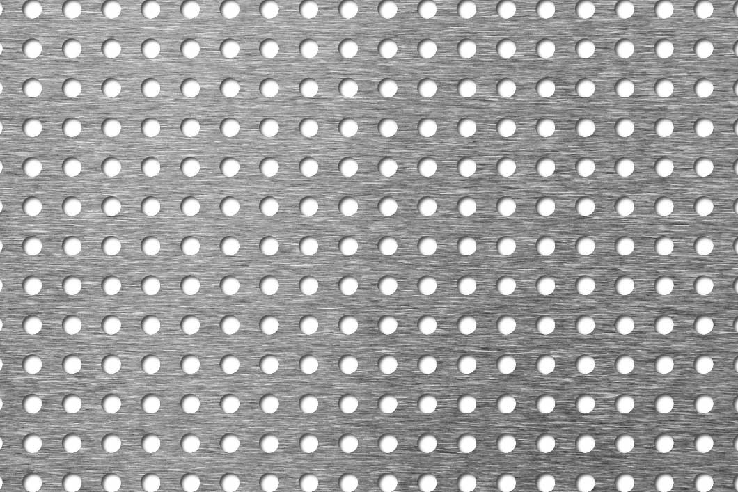 R5 U10, Reikälevy, alumiini, 2 x 1000 x 2000 mm