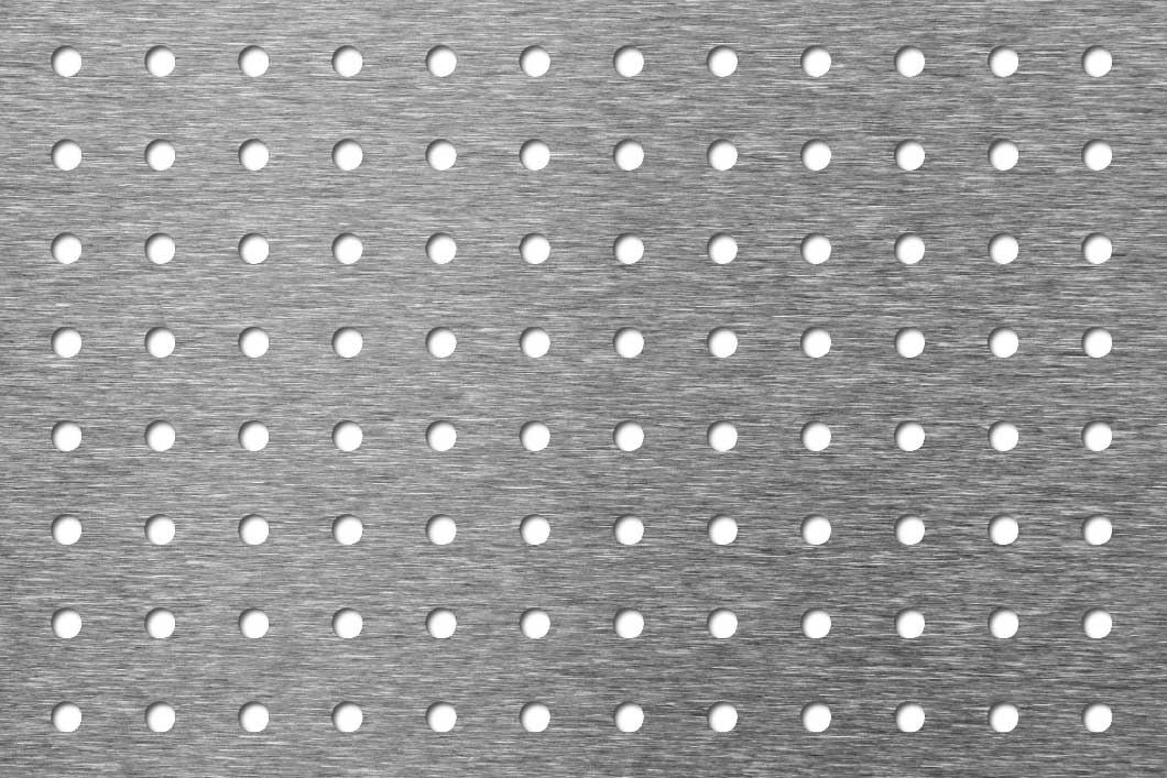 R5 U15, Reikälevy, alumiini, 3 x 1500 x 3000 mm