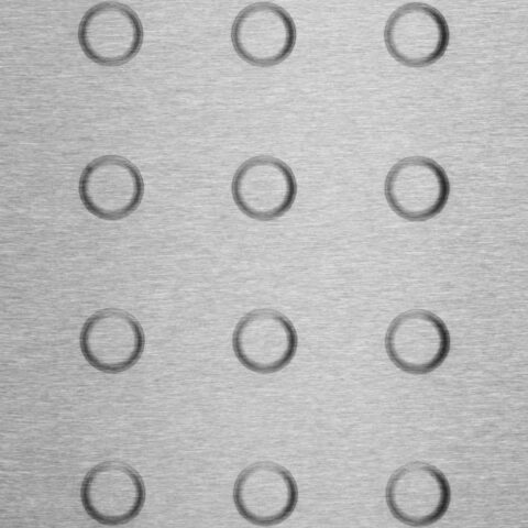 SR15 U36,38, Kuviolevy, alumiini, 2 x 1000 x 2000 mm - Kuva 1