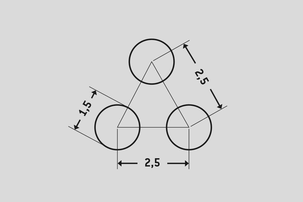 R1,5 T2,5, Reikälevy, teräs, 1.5 x 1000 x 2000 mm