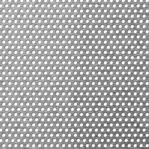R3 T5, Reikälevy, ruostumaton teräs, 1 x 1000 x 2000 mm - Kuva 1