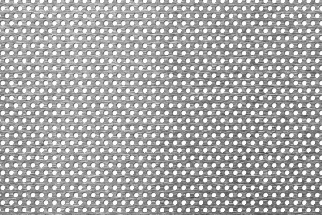 R3 T5, Reikälevy, ruostumaton teräs, 1 x 1000 x 2000 mm