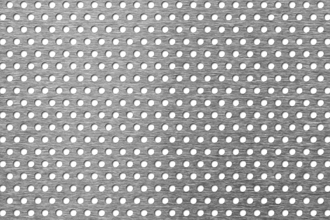R4 T8, Reikälevy, alumiini, 1.5 x 1000 x 2000 mm