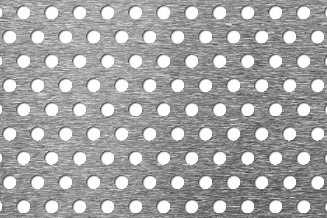 R8 T16, Reikälevy, teräs, 6 x 1000 x 2000 mm