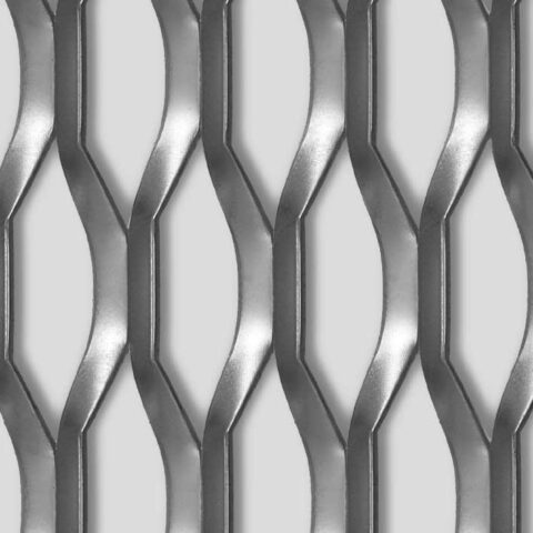 Hexagonal 100x34x10, Levyverkko, alumiini, 2 x 1000 x 2000 mm - Kuva 1