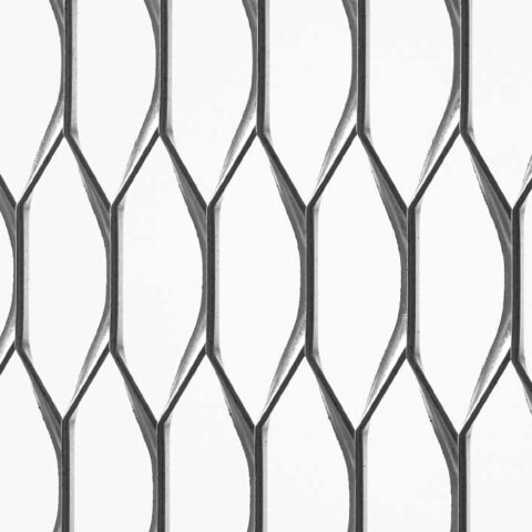 Hexagonal 100x34x10, Levyverkko, alumiini, 2 x 1000 x 2000 mm - Kuva 4