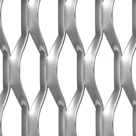 Hexagonal 100x34x10, Levyverkko, alumiini, 2 x 1000 x 2000 mm - Kuva 2