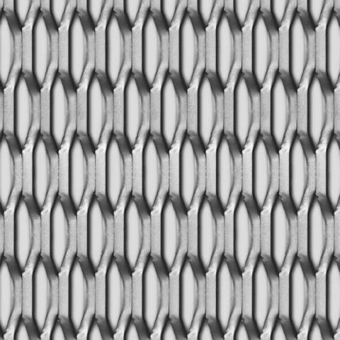 Hexagonal 45x13,5x5, Levyverkko, teräs, 3 x 1000 x 2000 mm - Kuva 1