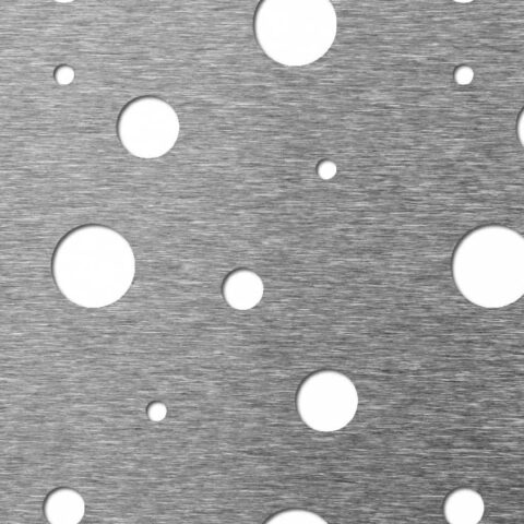 Soap Bubble, Reikälevy, alumiini, 2 x 1000 x 2000 mm - Kuva 1