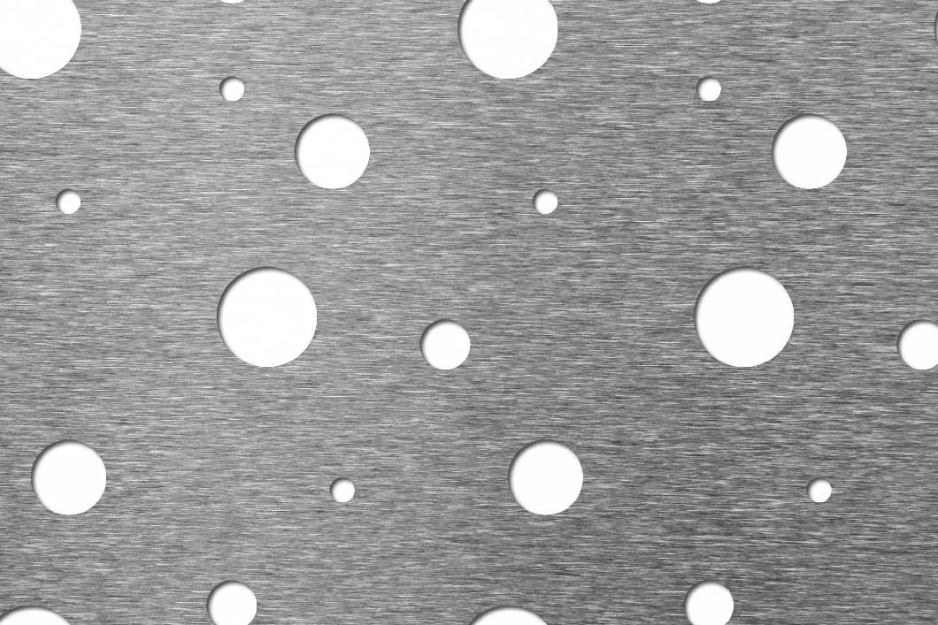 Soap Bubble, Reikälevy, alumiini, 1 x 1000 x 2000 mm