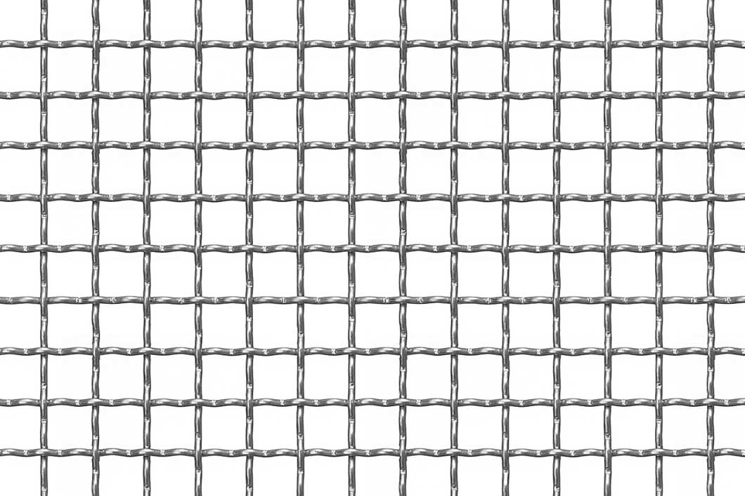 Pakotettu verkko 11 x 11 mm, sinkitty teräs, 2 x 1000 x 2000 mm