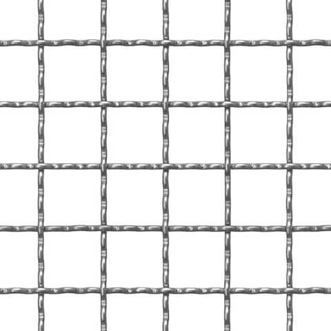 Pakotettu verkko 21 x 21 mm, sinkitty teräs, 2.5 x 1000 x 2000 mm - Kuva 1