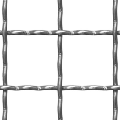 Pakotettu verkko 52 x 52 mm, teräs, 5 x 1000 x 2000 mm - Kuva 1
