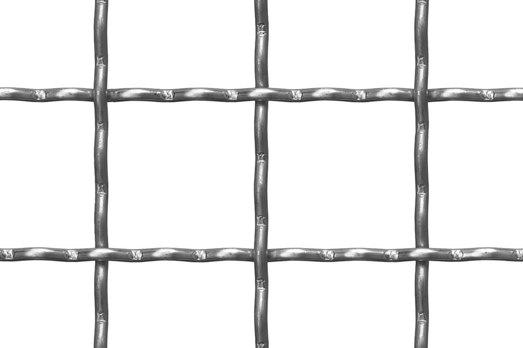 Pakotettu verkko 52 x 52 mm, teräs, 5 x 1000 x 2000 mm