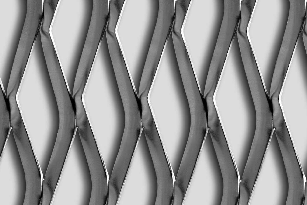 Wave 110x40x11, Levyverkko, teräs, 1.5 x 1000 x 2000 mm