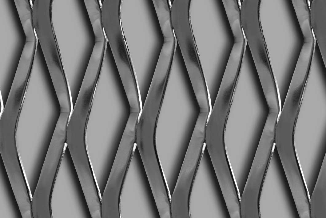 Wave 110x40x11, Levyverkko, teräs, 1.5 x 1000 x 2000 mm