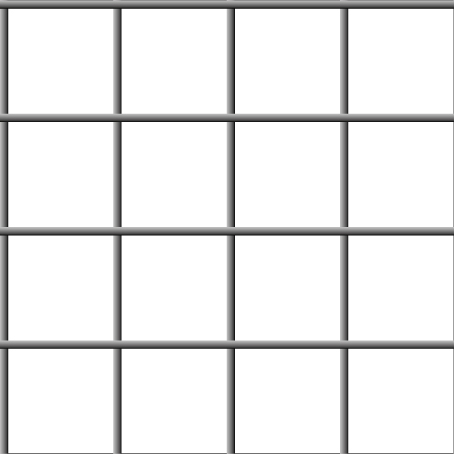 Hitsattu verkko 40 x 40 mm, haponkestävä teräs, 2,85 x 1000 x 2000 mm